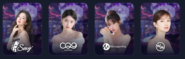 PH96 live casino interface displaying popular casino games with login and register options on app